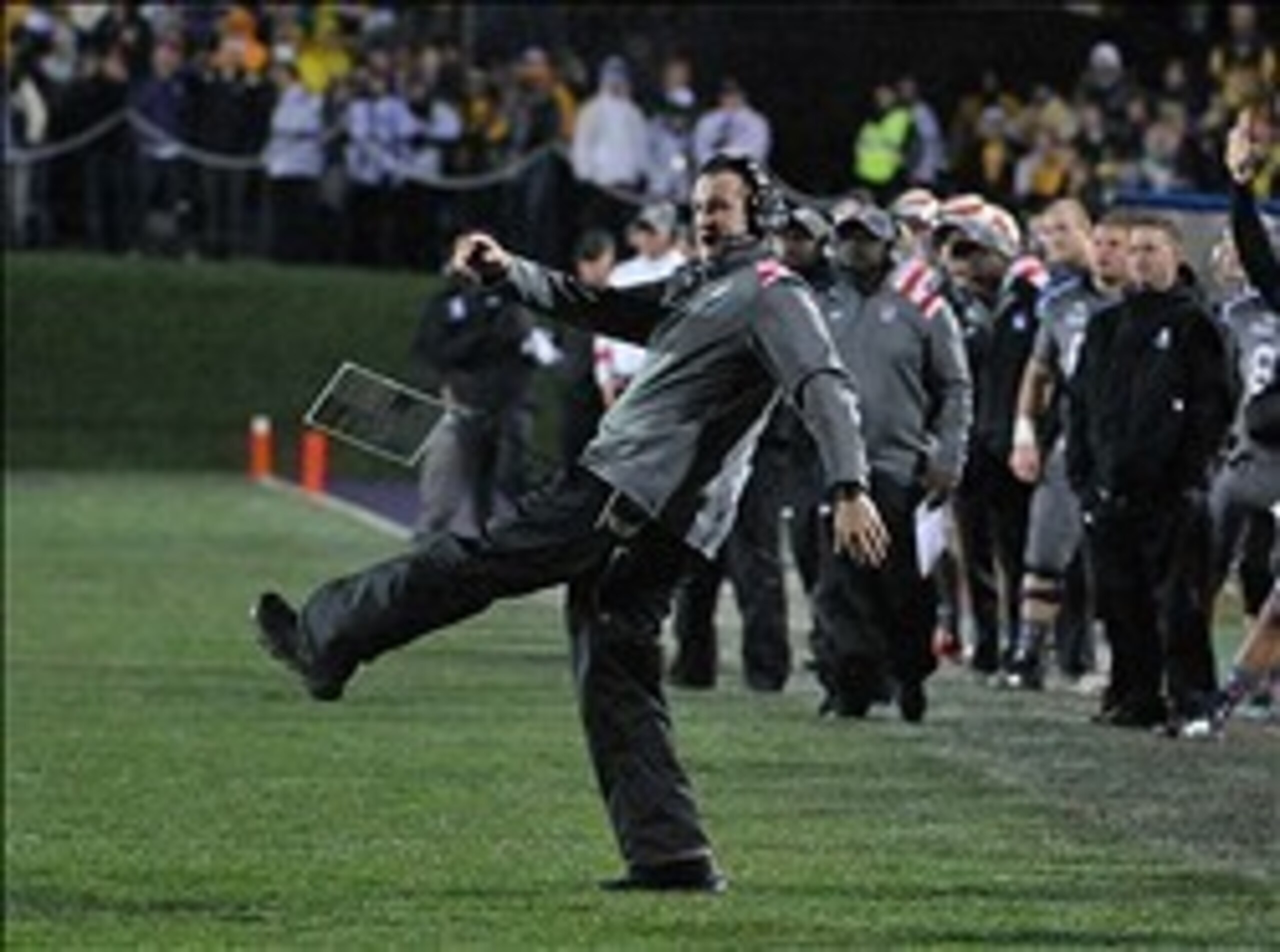 Dropkicking the play sheet won't work either