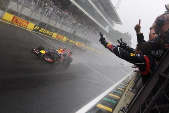 Vettel recovered from horror opening lap to win 2012 crown