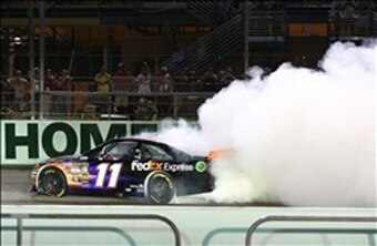 Denny Hamlin might score a few more of these in 2014.