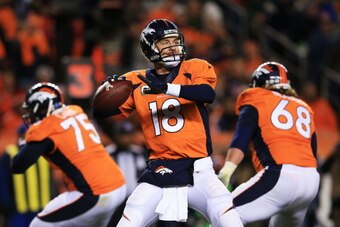 Peyton Manning is trying to grab the single-season TD record back from Tom Brady, and he faces him Sunday.