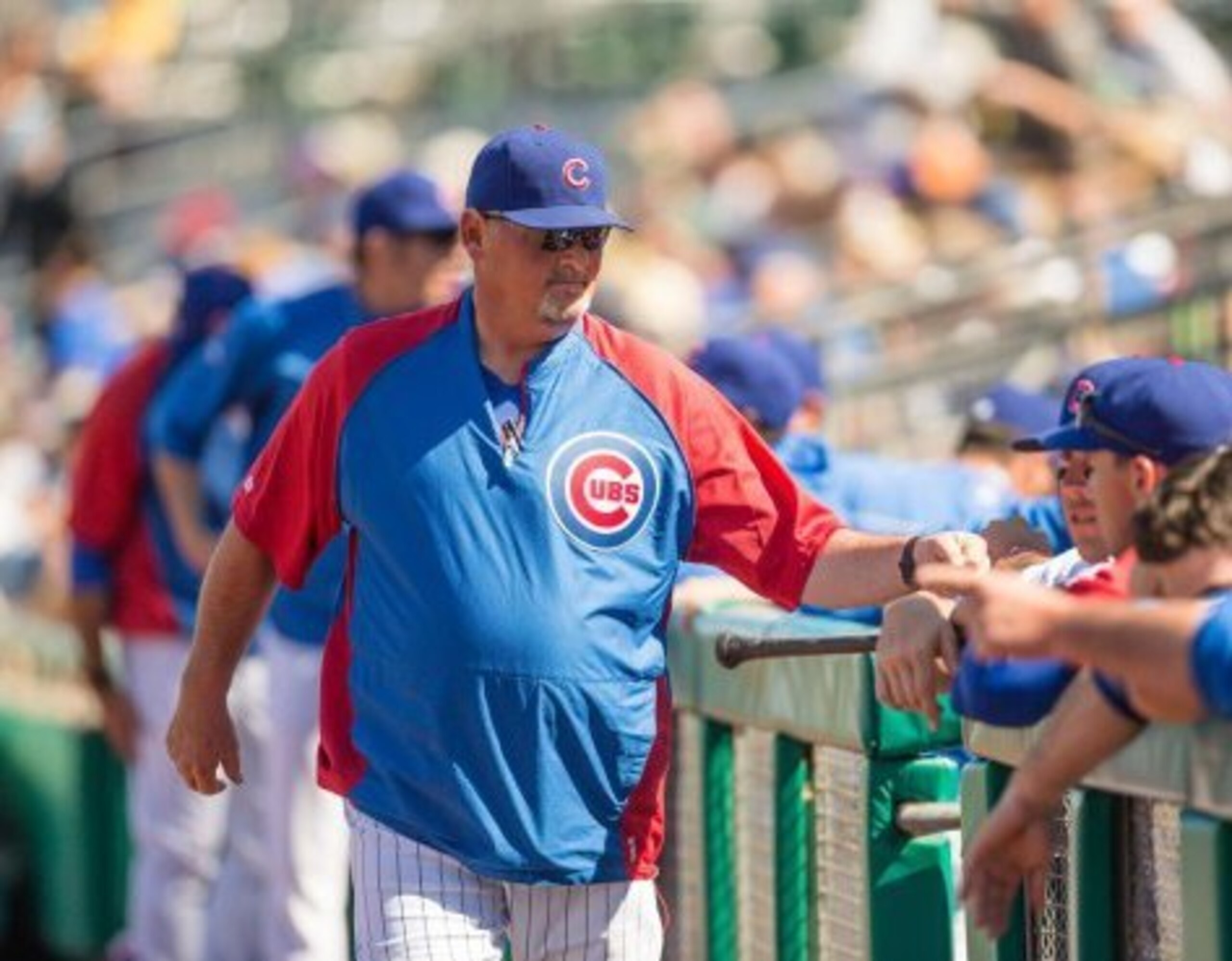 Pitching coach Chris Bosio is a rare holdover from Dale Sveum's staff.