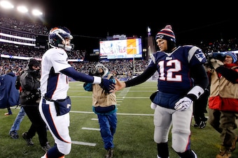 Tom Brady's latest heroics improved him to 10-4 career against Peyton Manning.