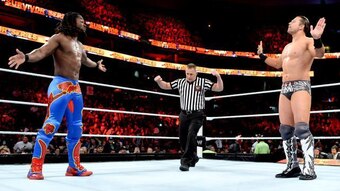 Kofi Kingston and The Miz come face-to-face.