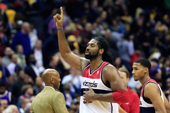 Nene has been a strong offensive weapon this season but hasn't played all that well on defense.