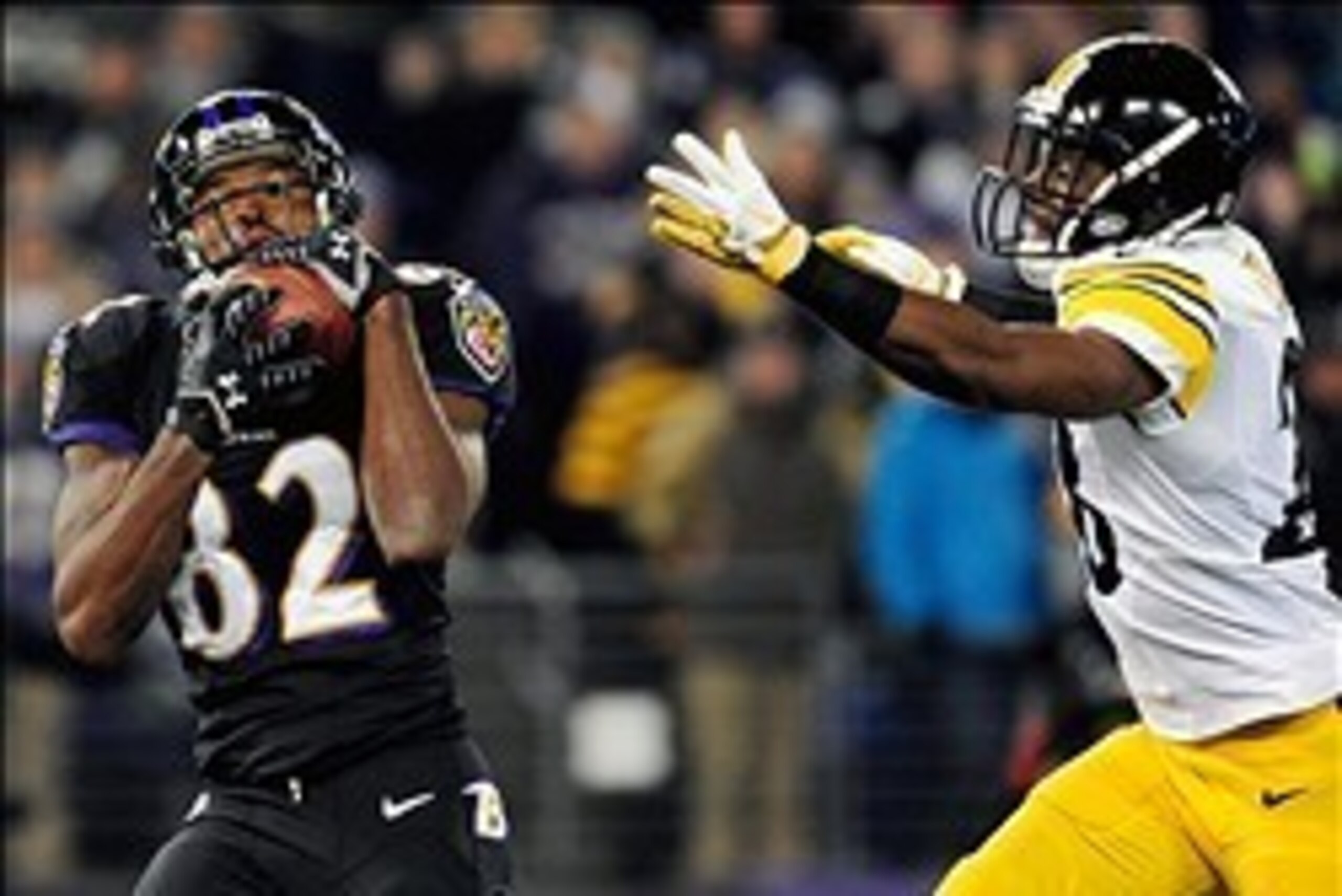 Torrey Smith was a big part of a Ravens win on Thanksgiving night.