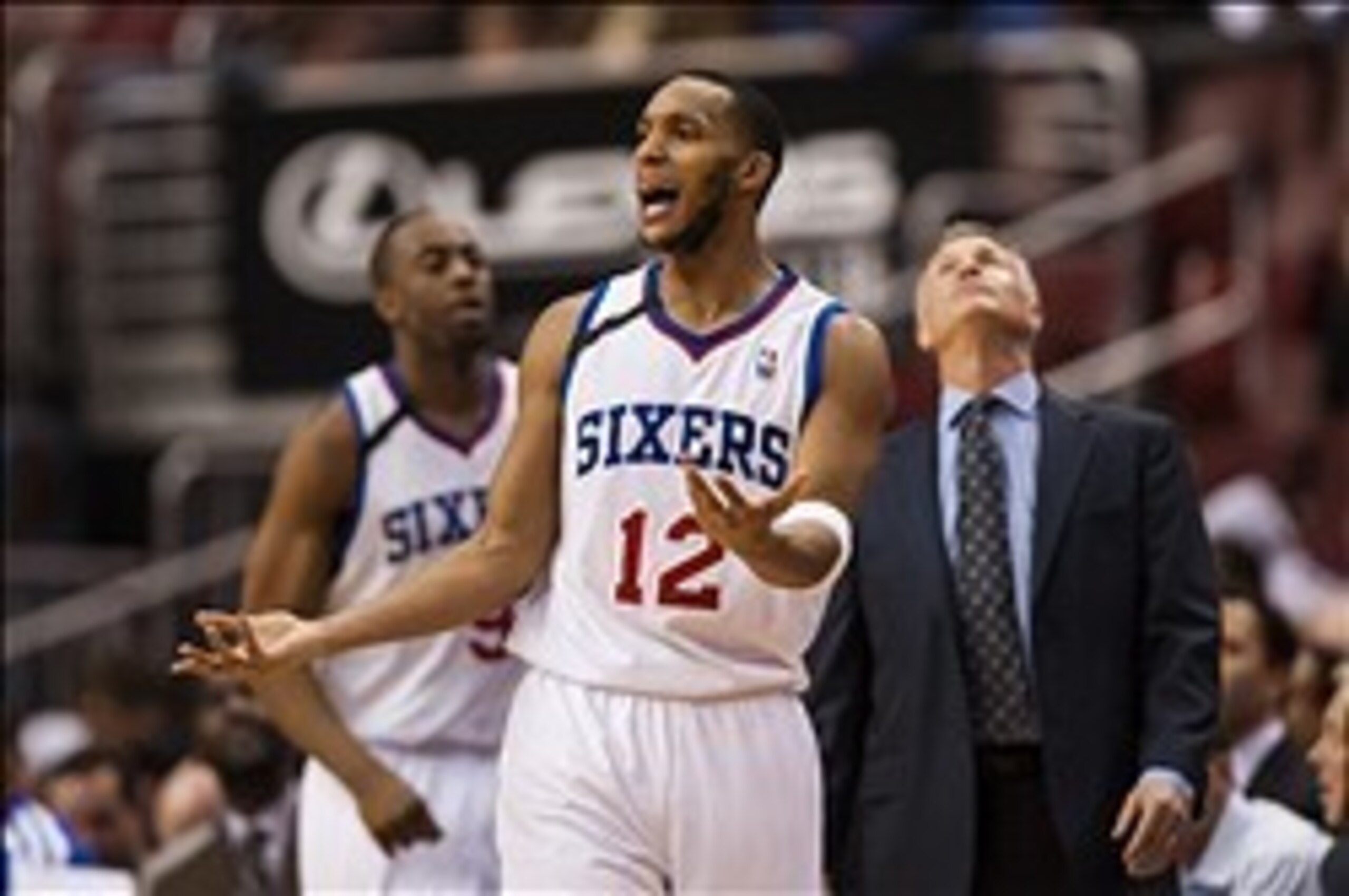 Turner's future with the Sixers might be as frustrating as his face in this photo.