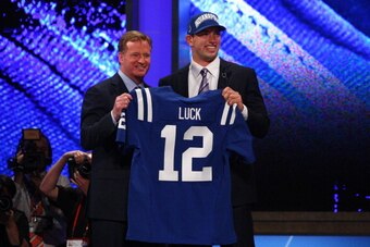 Andrew Luck was selected with the first overall selection in the 2012 NFL draft. Is he the best out of the 2012 quarterback class?