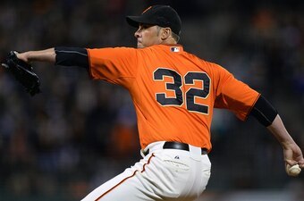 Ryan Vogelsong returns to San Francisco as the Giants' fifth starter.