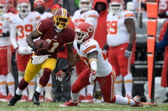 Aldrick Robinson saw some rare passes come his way.