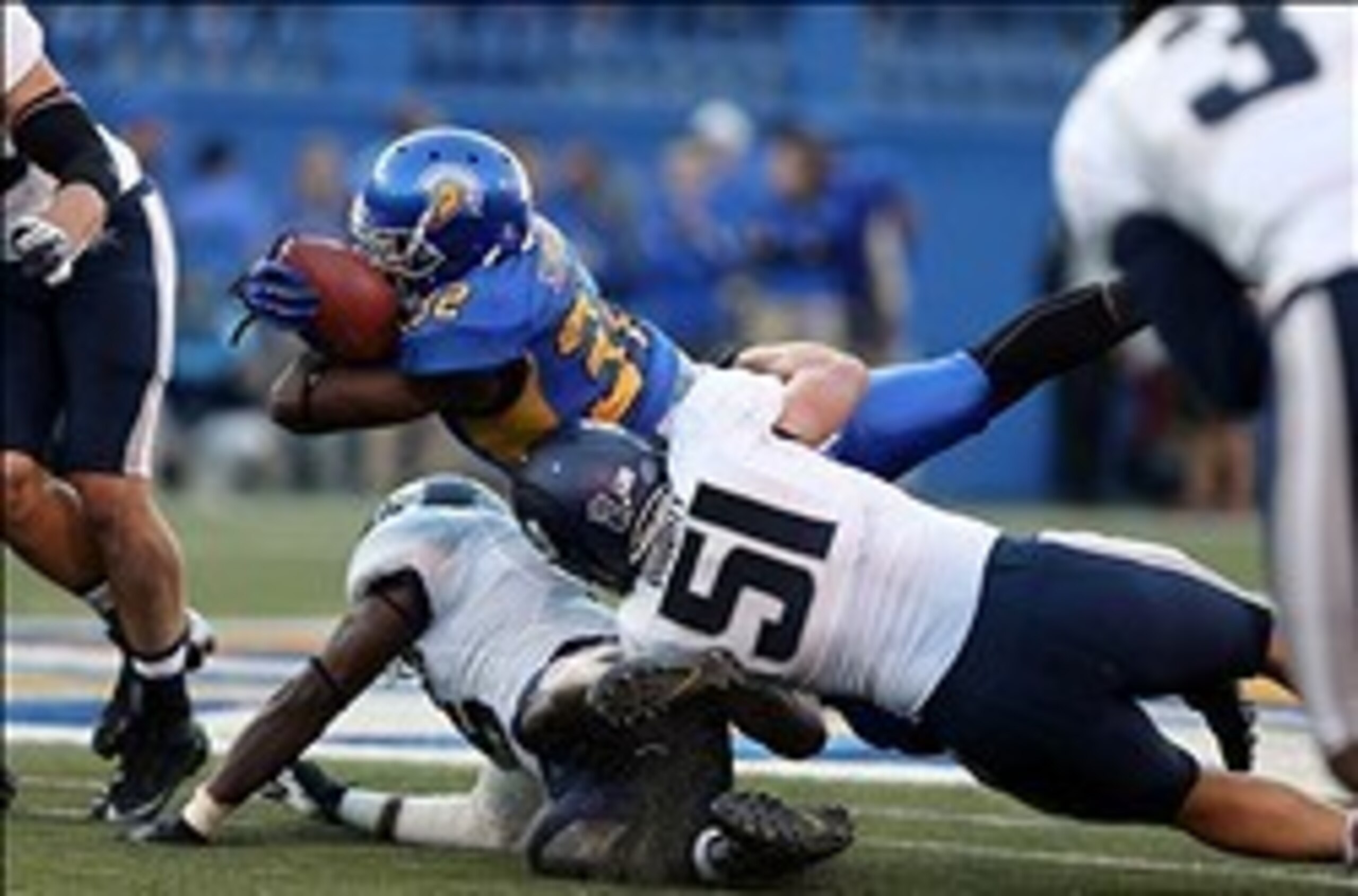 Utah State LB Jake Doughty.