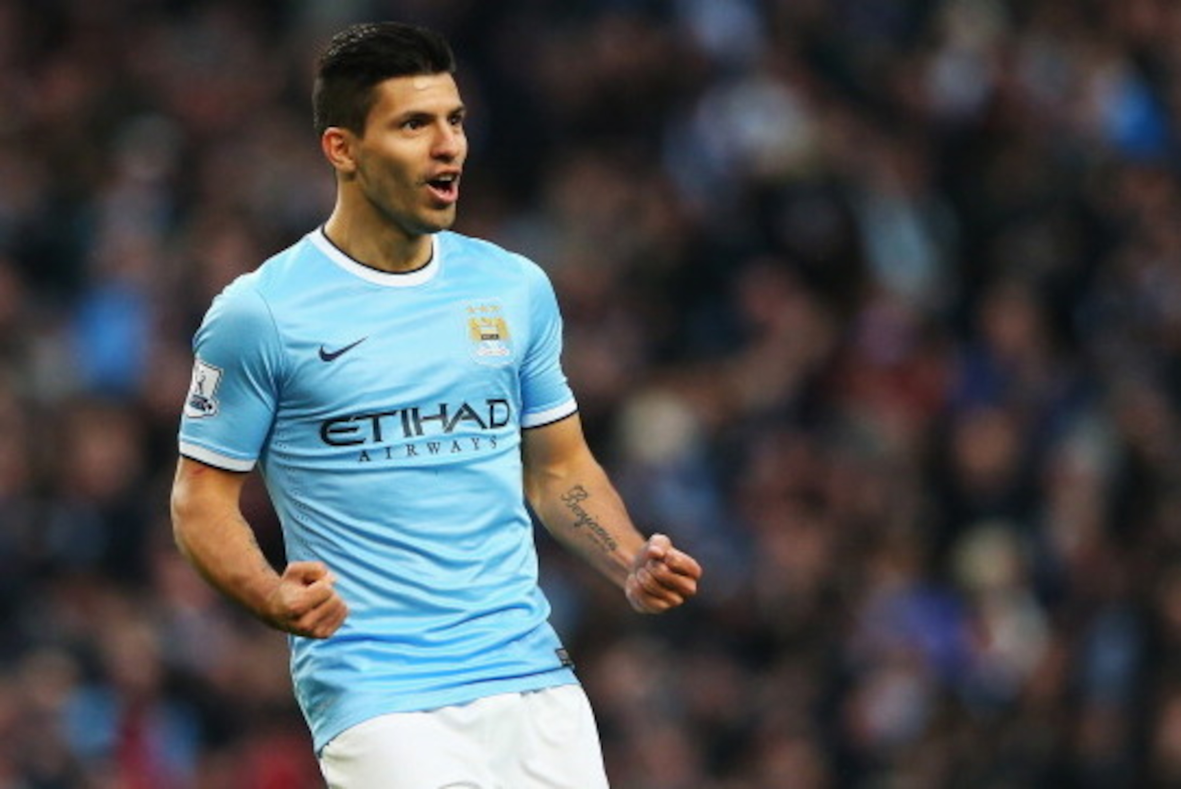 Smiles better: but why is Manchester City striker Sergio Aguero often referred to as "Kun"?