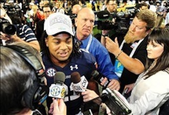 Will Mason be making a speech about winning the Heisman after Saturday?