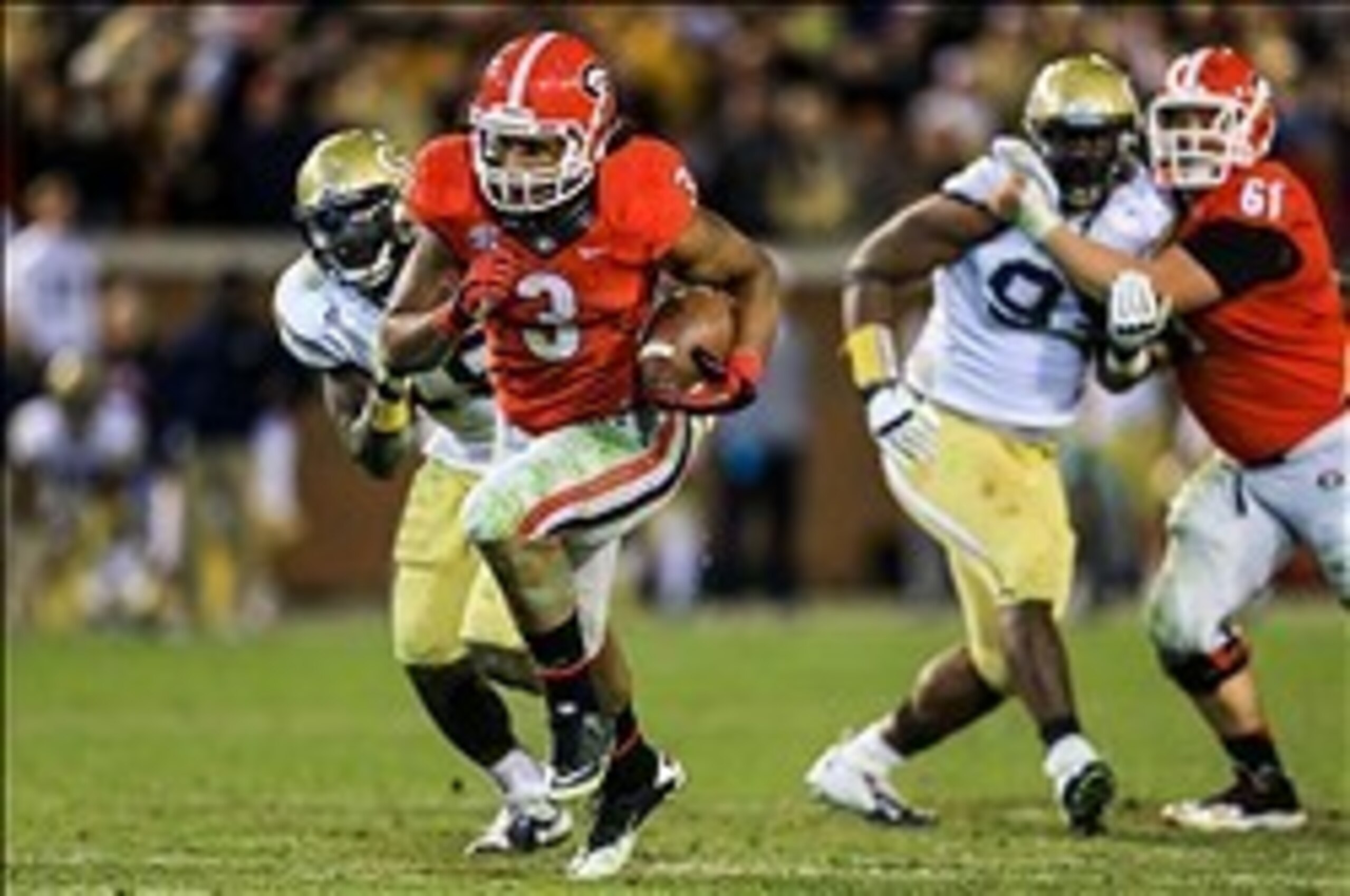 The burden has increased on Gurley's (3) shoulders. The burden has increased on Gurley's (3) shoulders.