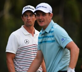 Adam Scott won the 2013 Masters and Justin Rose won the 2013 U.S. Open.