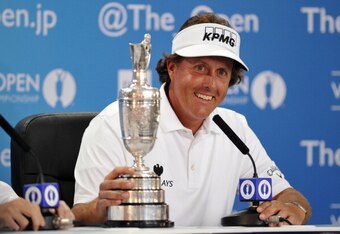 Phil Mickelson won the Claret Jug in July, but was runner-up again at the U.S. Open in June.