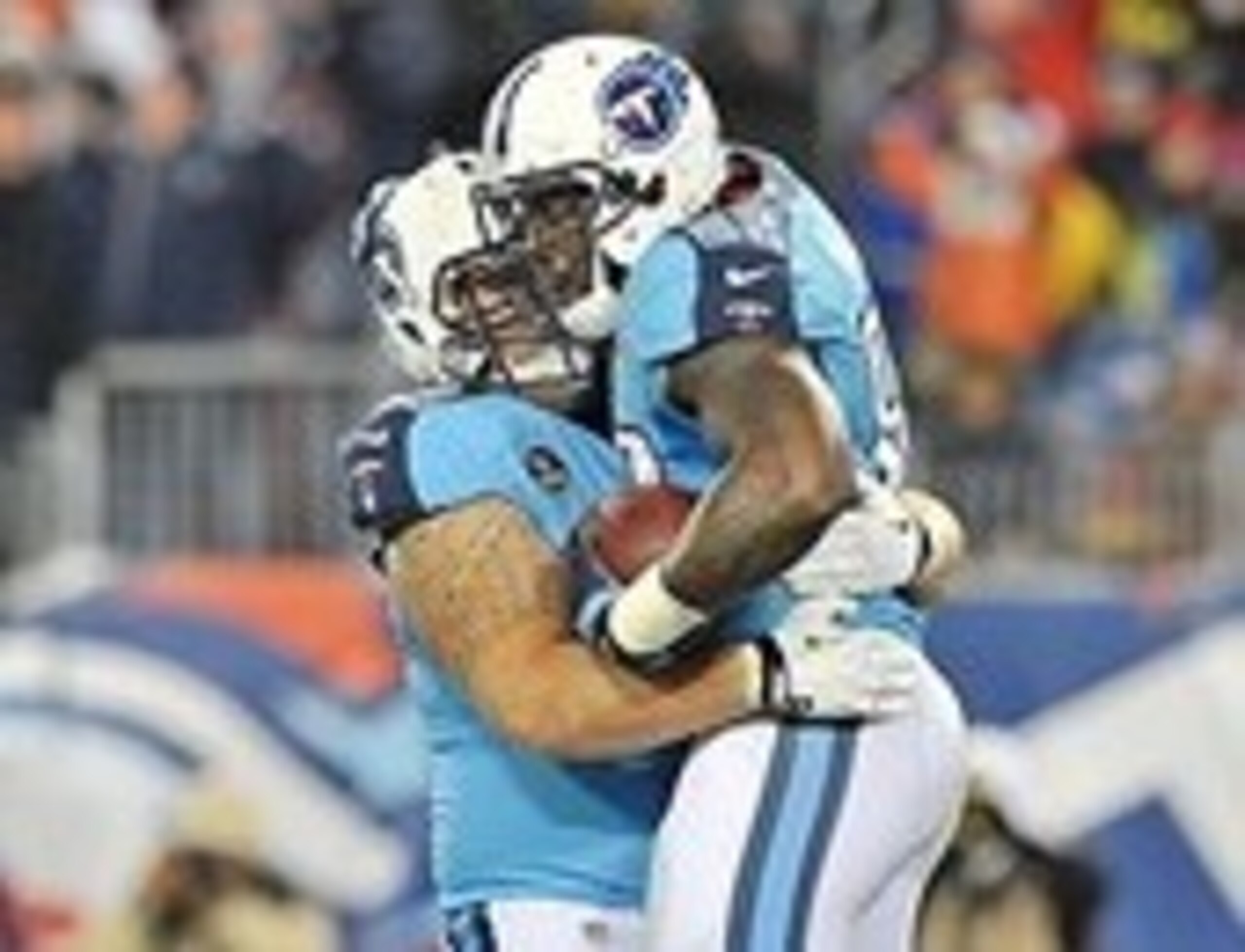 The Titans' Delanie Walker (right) has been a fairly consistent threat for fantasy owners of late.