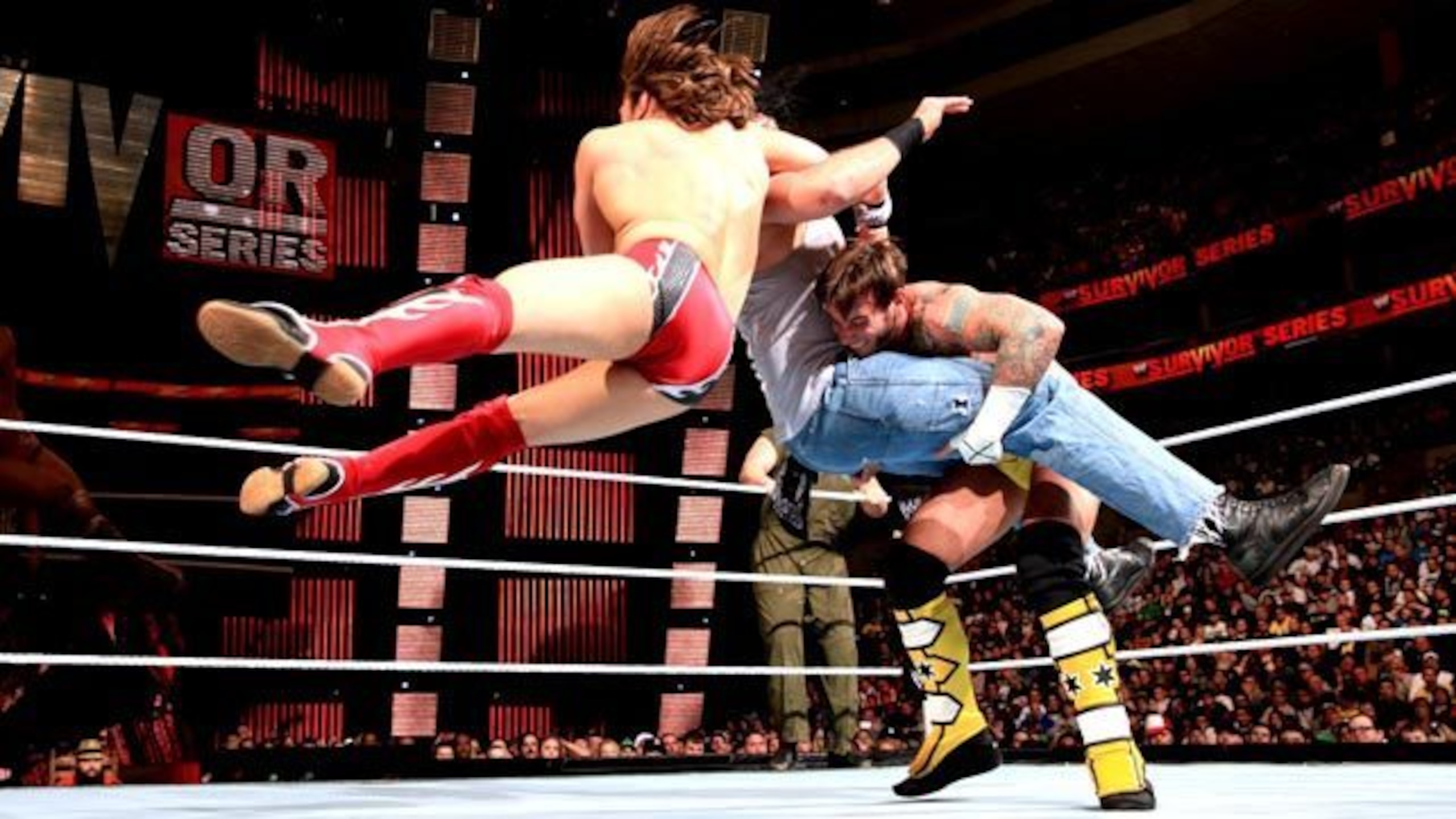 Bryan and Punk on Raw recently.