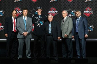The Sharks selected defenseman Mirco Mueller with their first pick of the 2013 NHL Draft. Who will be their selection for 2014?