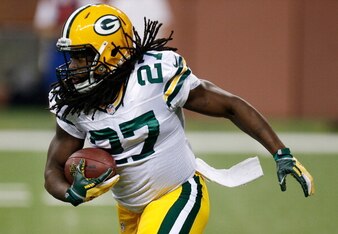 Eddie Lacy finally gets to face one of the teams that passed on him in the draft on Sunday.