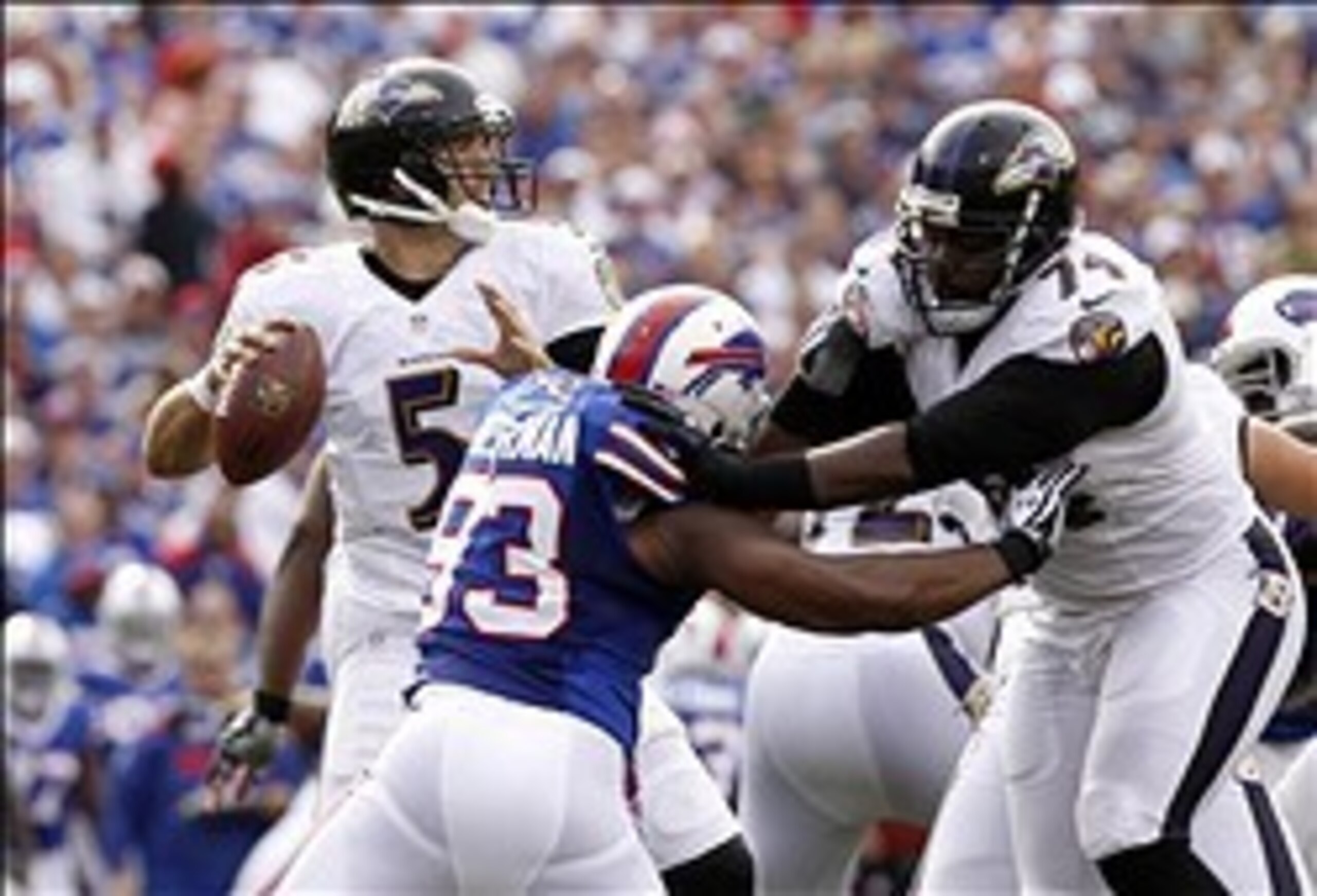 Michael Oher is in his last year of a rookie contract.
