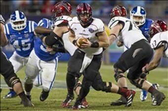 Brendon Kay and Cincinnati outlasted Duke in a terrific Belk Bowl in 2012.