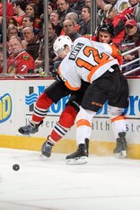Michael Raffl has added team speed since joining the top line.