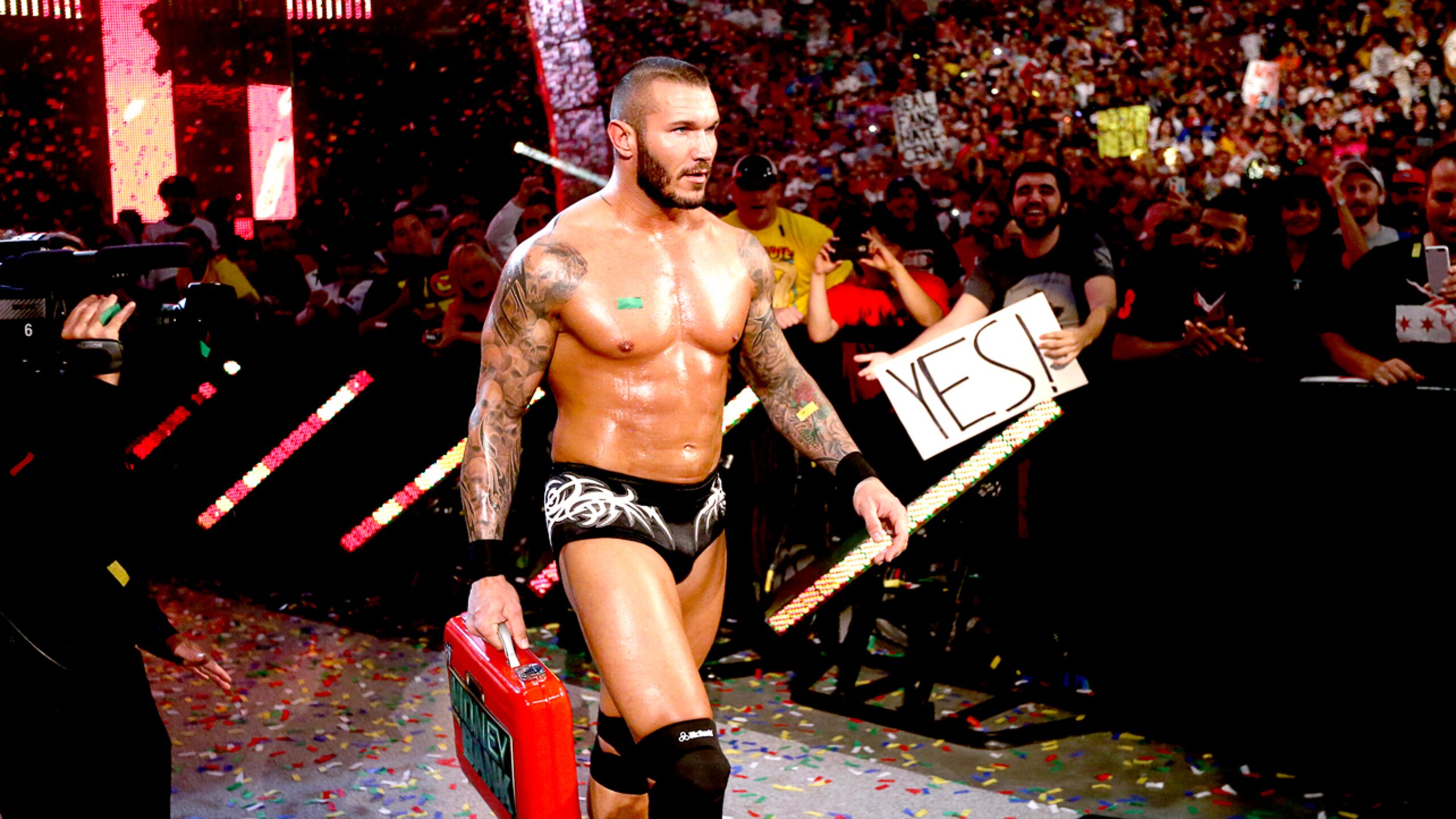 Randy Orton prepares to cash in.