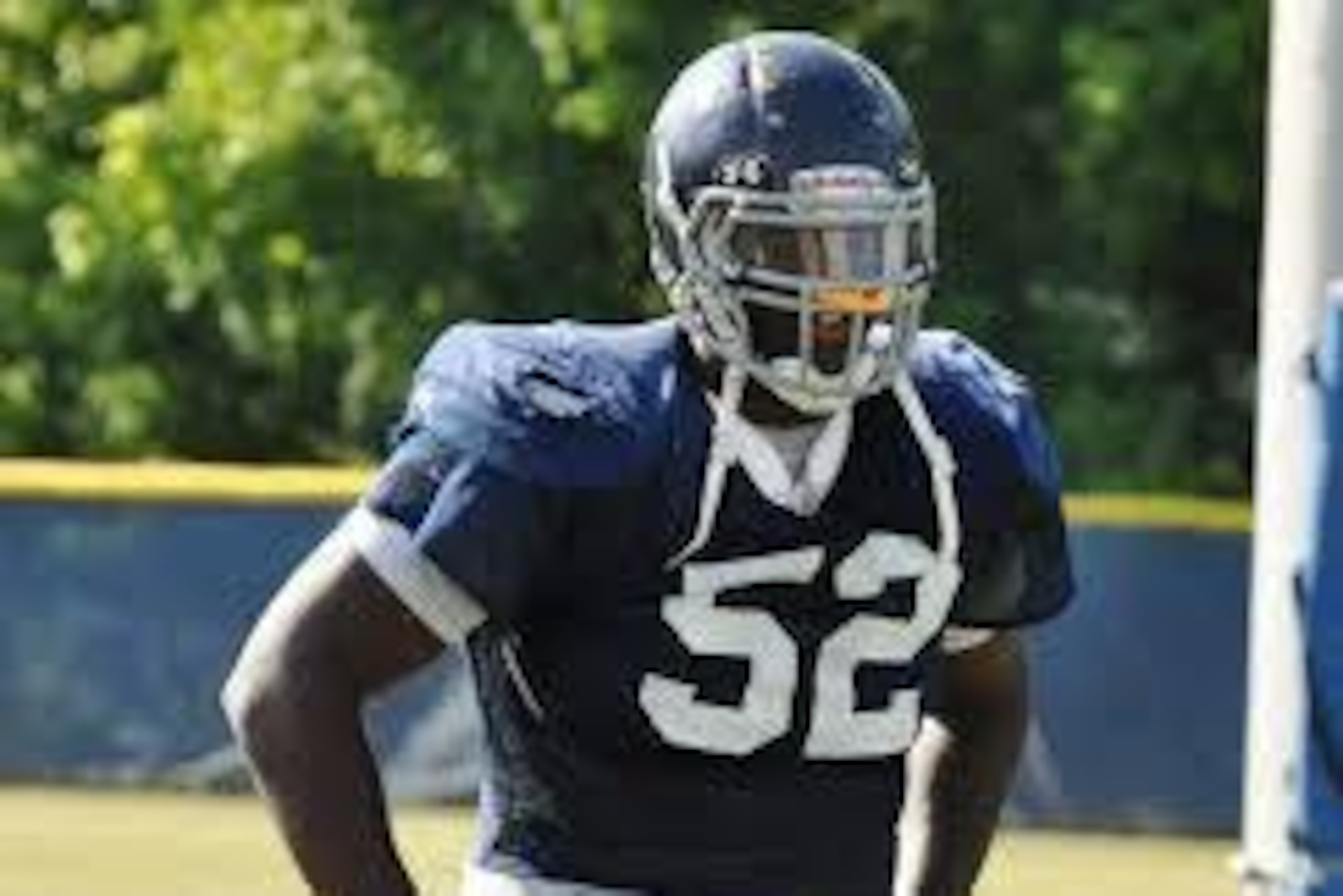 Offensive tackle Kendall Baker Offensive tackle Kendall Baker
