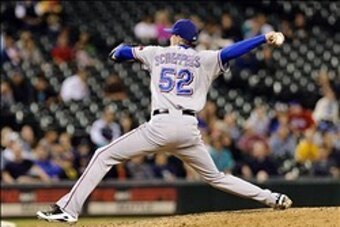 Scheppers is one of the candidates to be the Rangers closer in 2014.