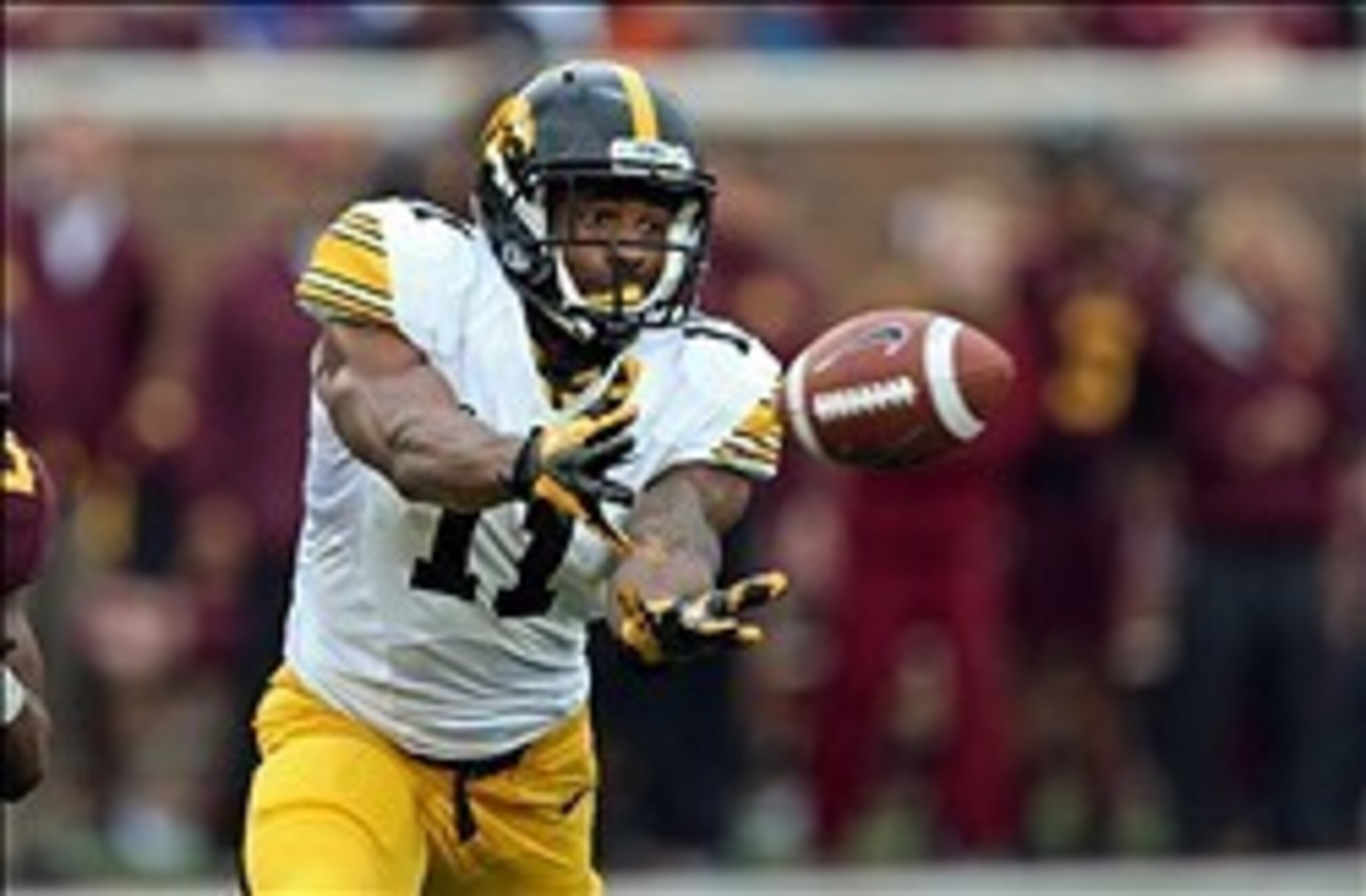 Can Iowa's leading receiver Kevonte Martin-Manley elevate his game in the Outback Bowl?