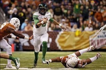 The Longhorns had no solution for Mariota's combination of athleticism and downfield accuracy.