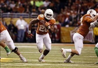 Tailback Malcolm Brown was a workhorse in the loss.