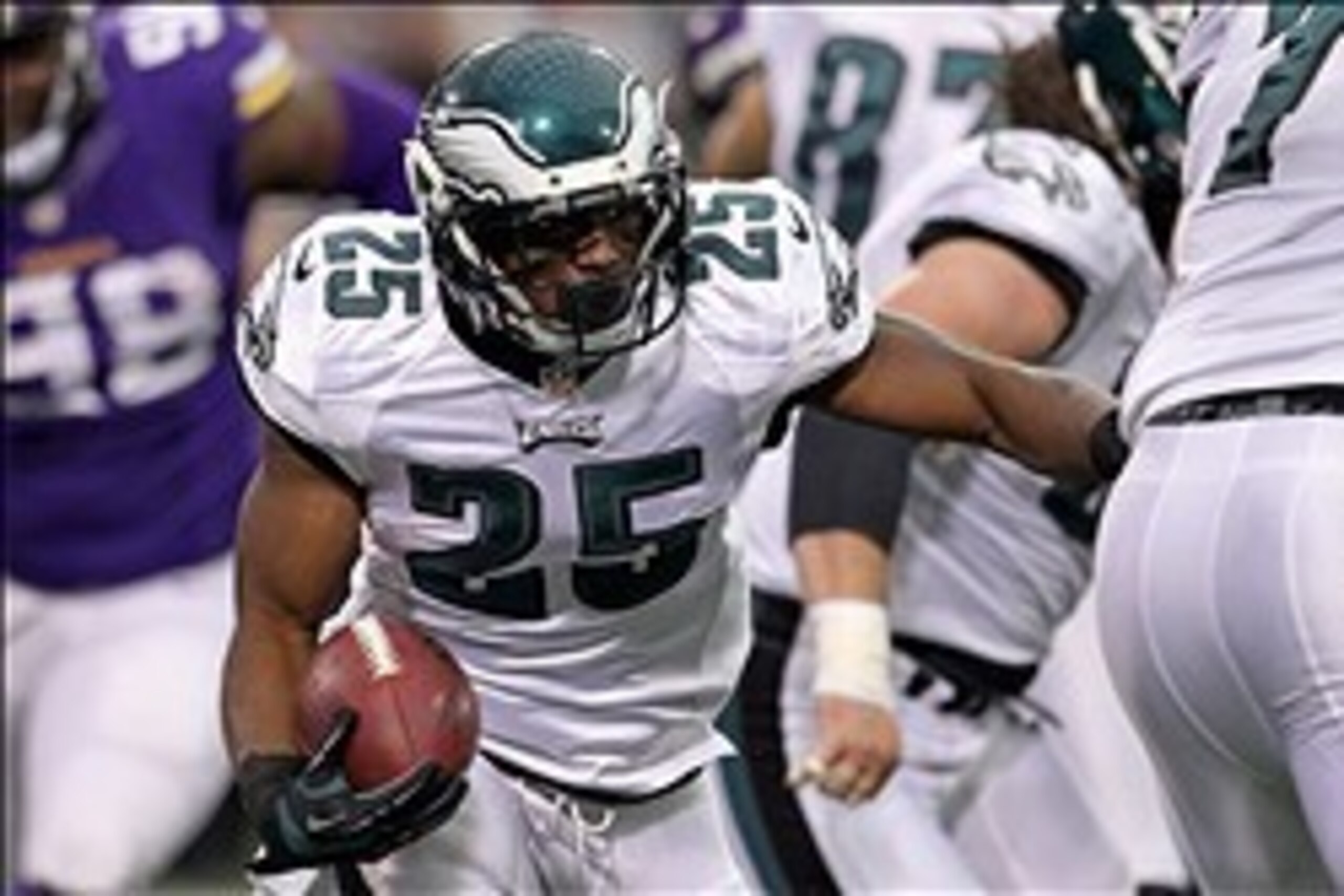 Philadelphia Eagles running back LeSean McCoy led the NFL in rushing in 2013.
