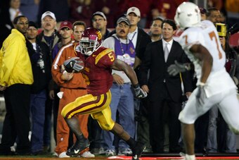 Reggie Bush had a field day against the Longhorns.
