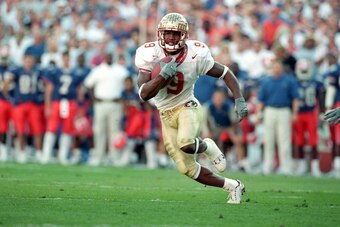 Peter Warrick had a special day against the Hokies.