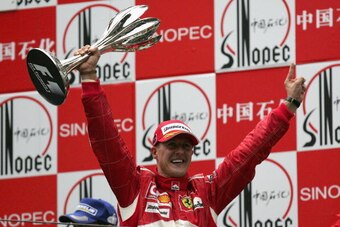 The 2006 Chinese Grand Prix saw Schumacher's final win.