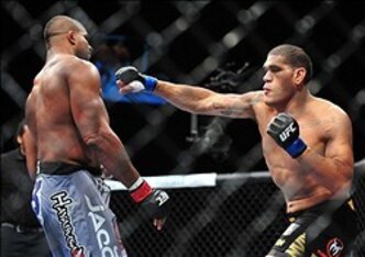 Silva handed Overeem his first UFC loss at UFC 156.