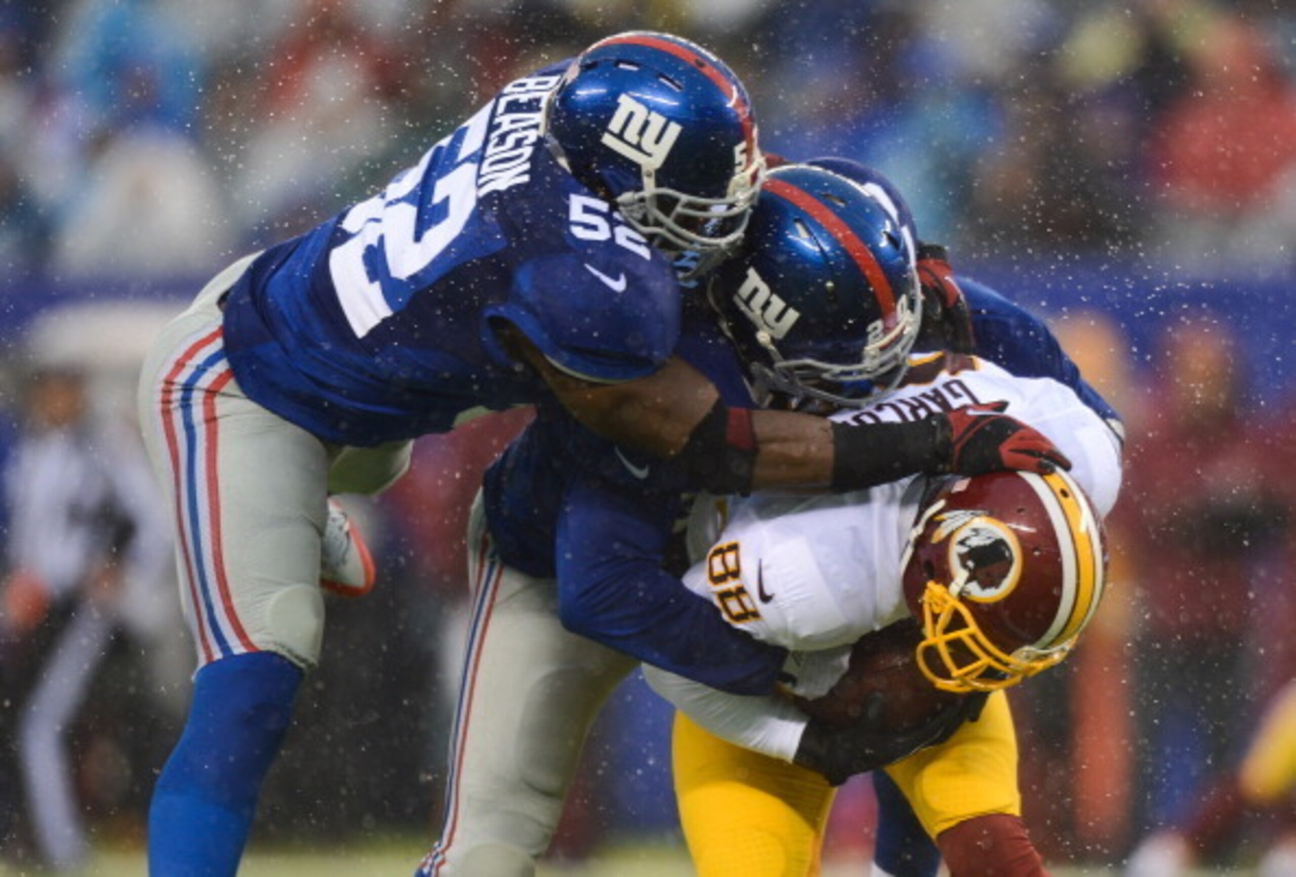 Pierre Garcon was essentially the entire receiving corps this season.