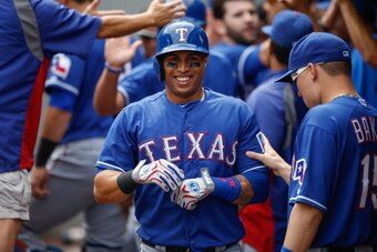 Leonys Martin is looking to build on a solid season with the Rangers in 2013.