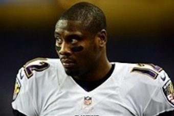 Jacoby Jones is one of 21 players set to become a free agent in 2014 for the Baltimore Ravens.