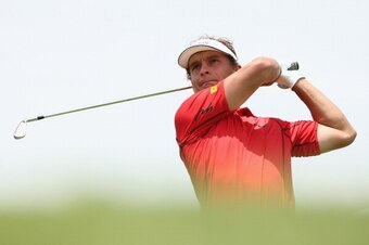Joost Luiten heads up the Volvo Golf Champions leaderboard on Day 2.