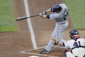 Although he strikes out far too often, Jack Cust is also a power hitter with a high on-base percentage.