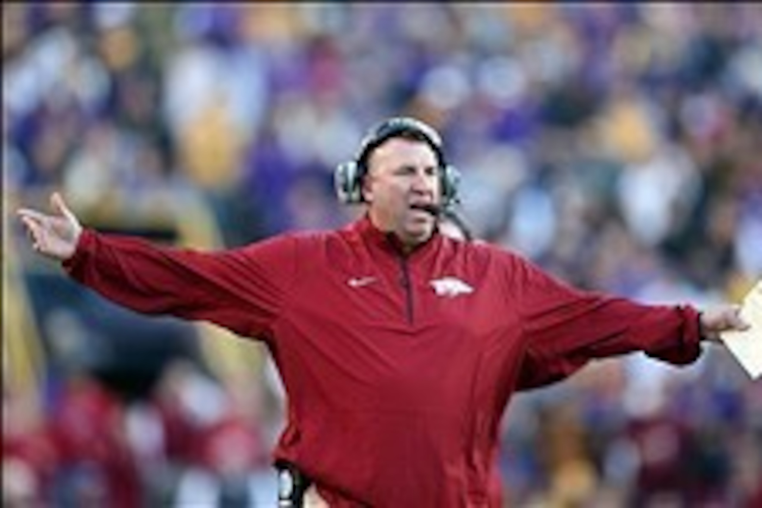 Bielema can't be happy with another departure from an assistant coach.