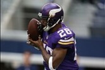 Adrian Peterson has to yet to become an integral part of the Vikings passing game.