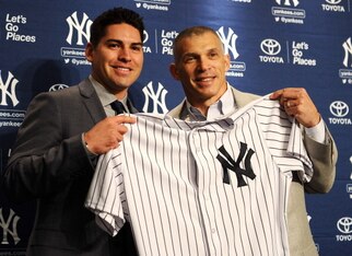 Jacoby Ellsbury (left) inked a seven-year deal with the New York Yankees.