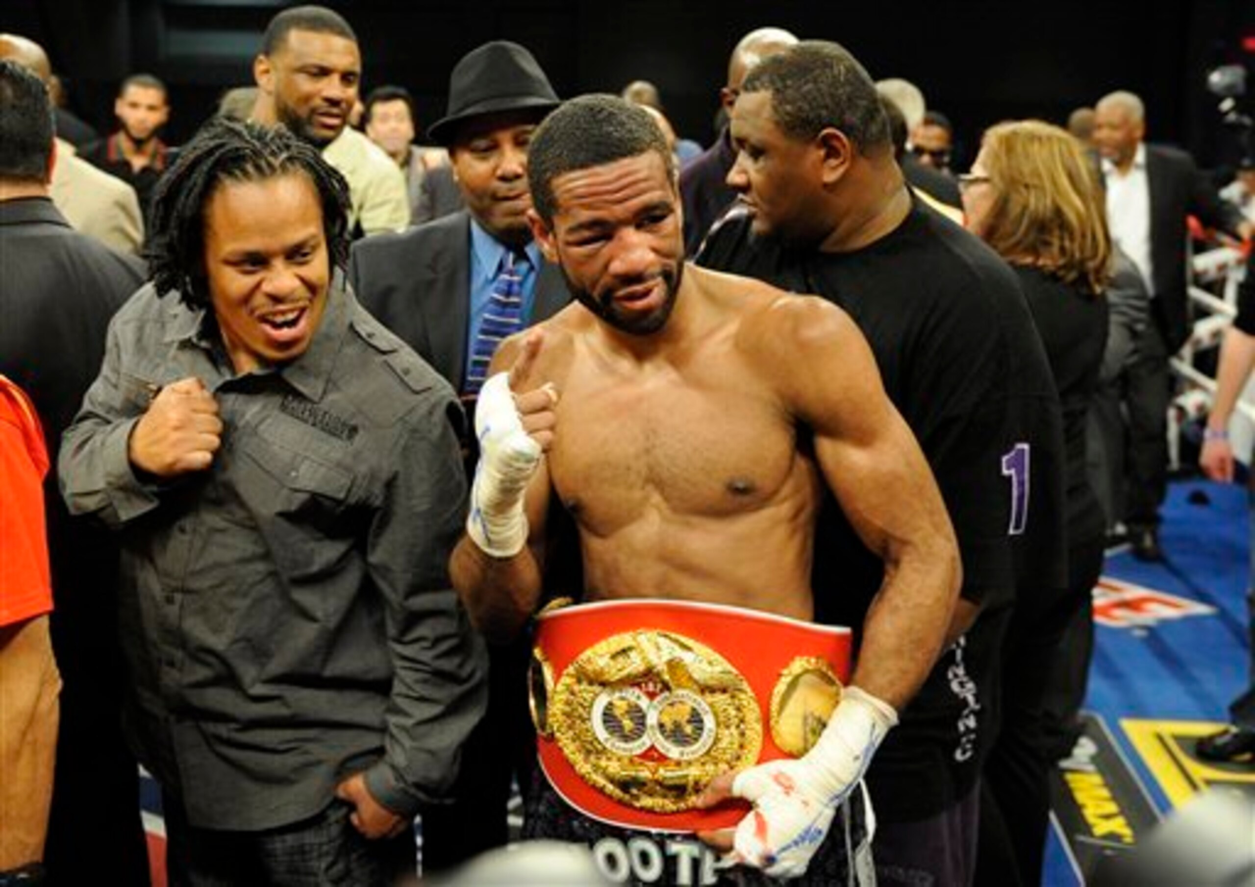 Despite a rough 2013, Lamont Peterson is still a world champion. Despite a rough 2013, Lamont Peterson is still a world champion.
