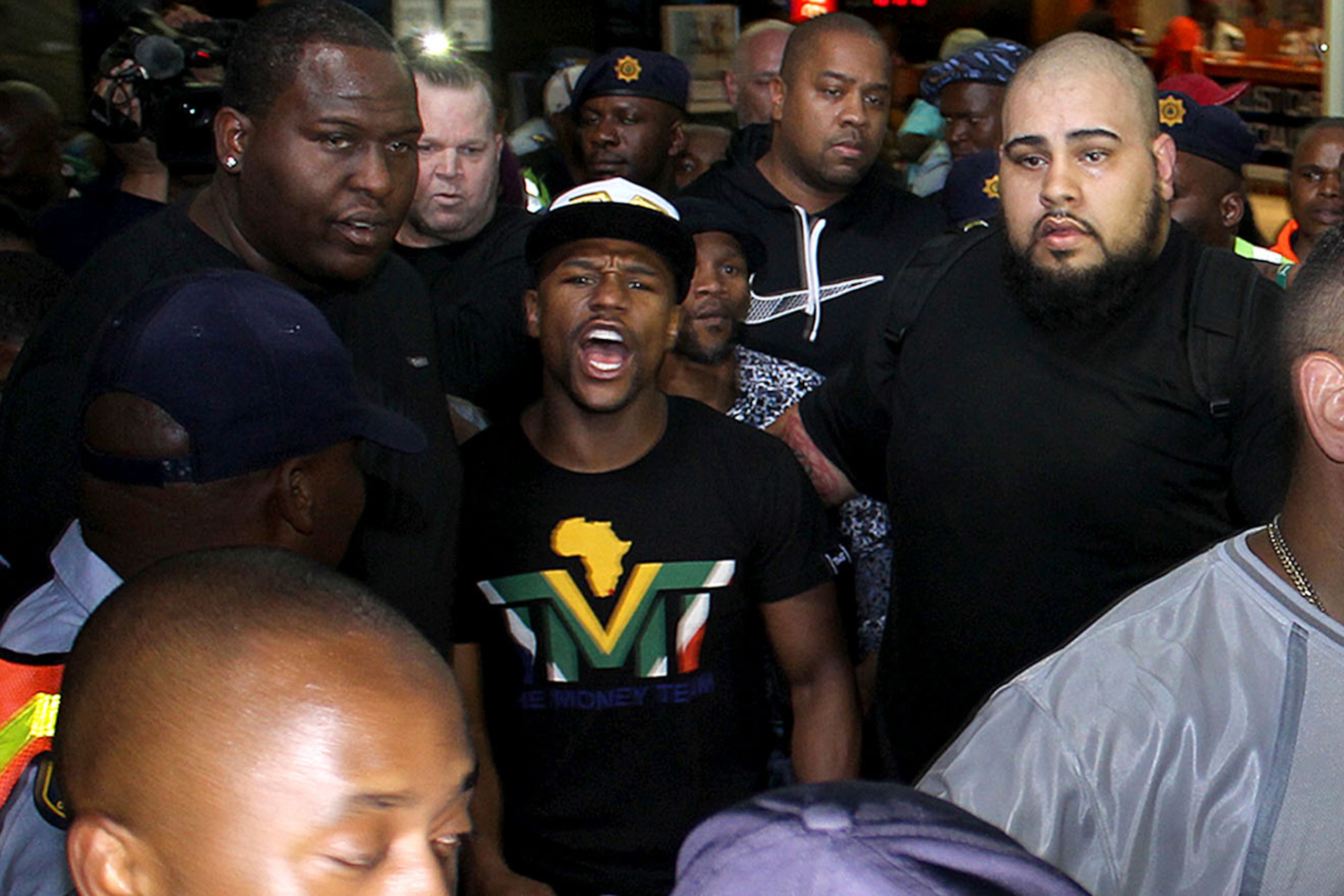 Floyd Mayweather made some news in South Africa this week when he said he'd find an opponent within a week and retire at the end of his current Showtime contract. Floyd Mayweather made some news in South Africa this week when he said he'd find an opponent within a week and retire at the end of his current Showtime contract.