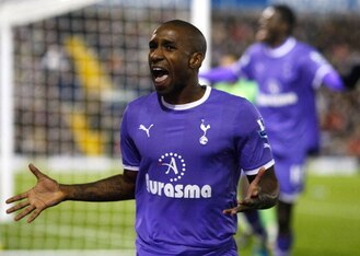 Defoe hit form playing with Emmanuel Adebayor but found starts hard to come by.