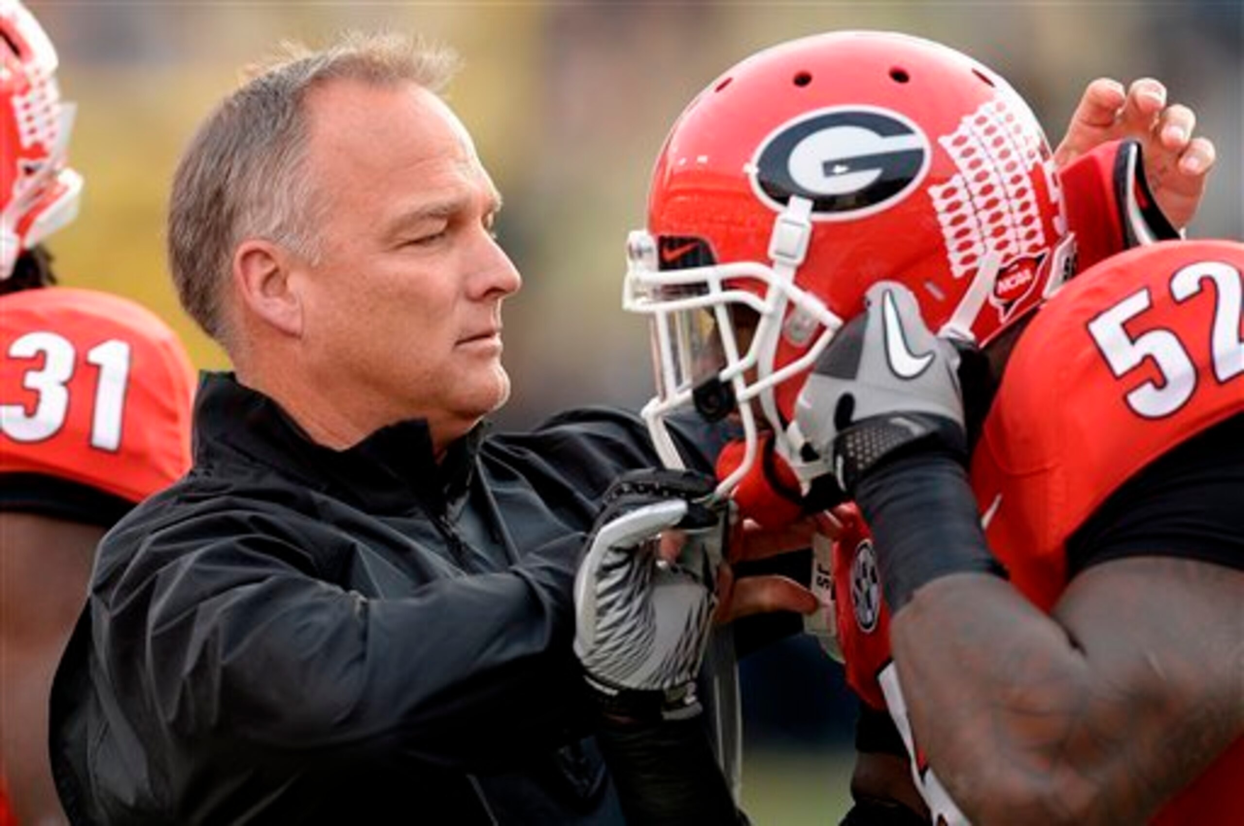 Georgia head coach Mark Richt