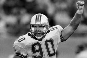 When the only easily found photo of you is a blurry black and white picture from your college days, it's safe to say you didn't have a successful NFL career.